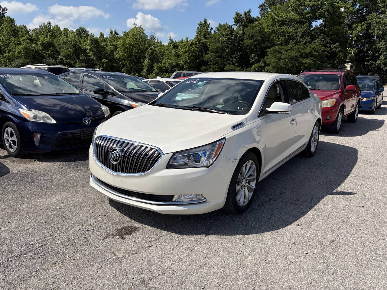 White 2014 Buick LaCrosse Leather Leather 4dr Sedan 2