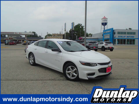 2017 Chevrolet Malibu for sale at DUNLAP MOTORS INC in Independence IA