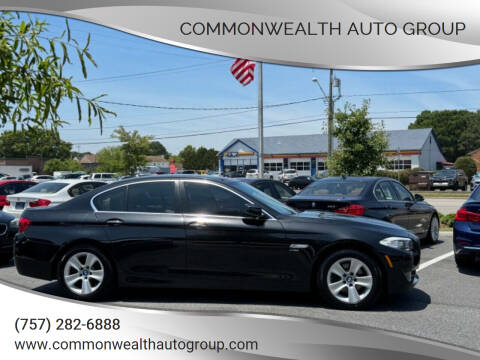 2012 BMW 5 Series for sale at Commonwealth Auto Group in Virginia Beach VA