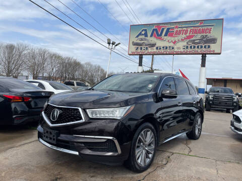2017 Acura MDX for sale at ANF AUTO FINANCE in Houston TX