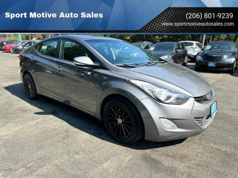 2013 Hyundai Elantra for sale at Sport Motive Auto Sales in Seattle WA