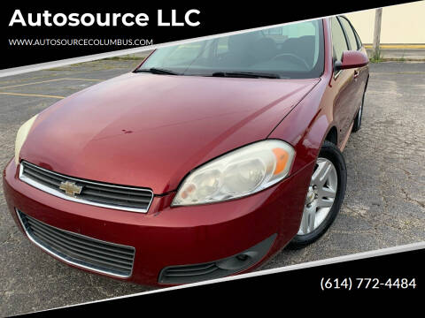 2010 Chevrolet Impala for sale at Autosource LLC in Columbus OH