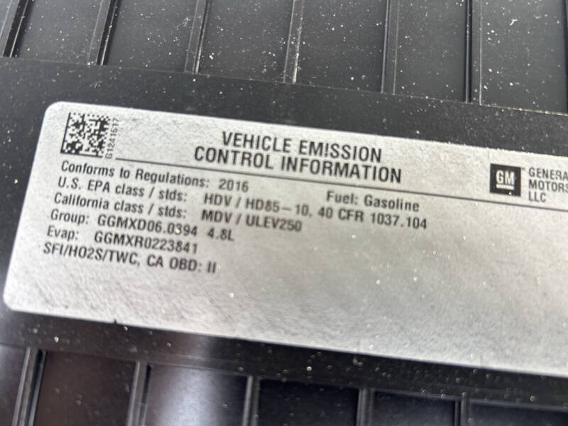 2016 Chevrolet Express 2500