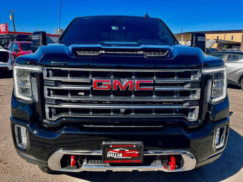 Used 2022 GMC Sierra 2500HD AT4 with VIN 1GT49PEY8NF296923 for sale in Garland, TX