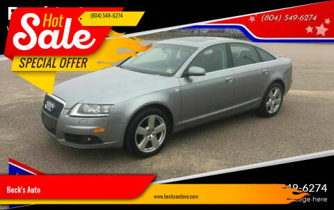 2008 Audi A6 for sale at Beck's Auto in Chesterfield VA