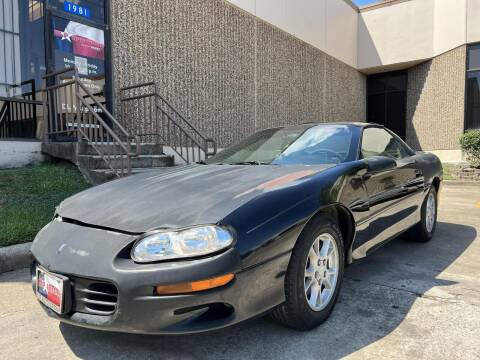 2001 Chevrolet Camaro for sale at Bogey Capital Lending in Houston TX