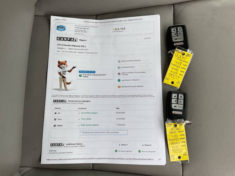 2014 Honda Odyssey EX-L