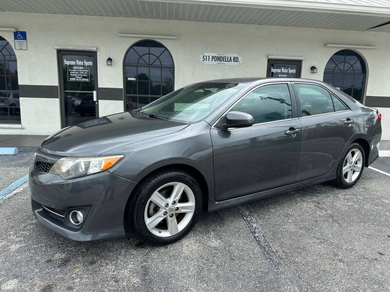 2013 Toyota Camry for sale at Supreme Motor Sports in North Fort Myers FL