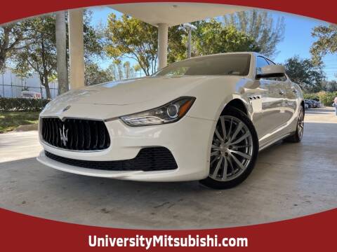 2015 Maserati Ghibli for sale at University Mitsubishi in Davie FL