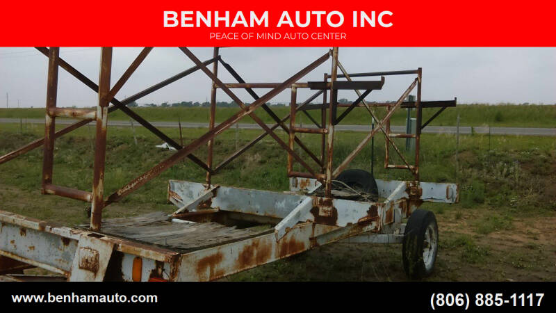  SCAFFOLD TRAILER for sale at BENHAM AUTO INC - Benham Auto Trailers in Lubbock TX