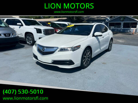 2015 Acura TLX for sale at LION MOTORS in Orlando FL