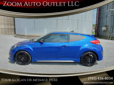 2015 Hyundai Veloster for sale at Zoom Auto Outlet LLC in Thorntown IN