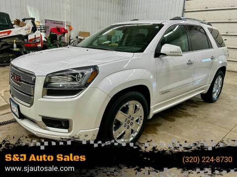 2016 GMC Acadia for sale at S&J Auto Sales in South Haven MN