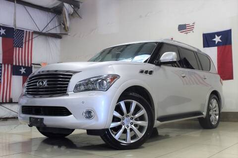2013 Infiniti QX56 for sale at ROADSTERS AUTO in Houston TX