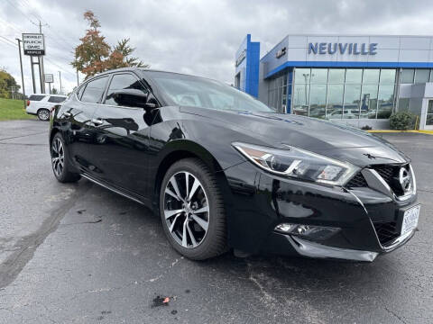 2018 Nissan Maxima for sale at NEUVILLE CHEVY BUICK GMC in Waupaca WI