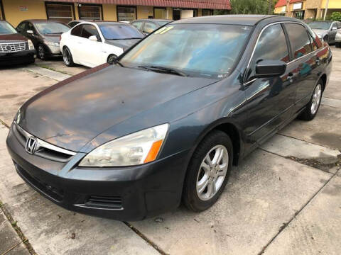 2007 Honda Accord for sale at CarMart of Broward in Lauderdale Lakes FL