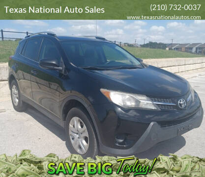 2015 Toyota RAV4 for sale at Texas National Auto Sales in San Antonio TX