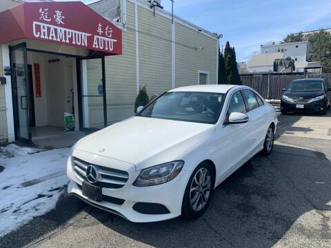 2016 Mercedes-Benz C-Class for sale at Champion Auto LLC in Quincy MA