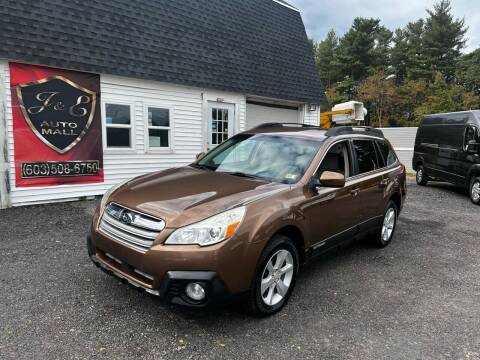 2013 Subaru Outback for sale at J & E AUTOMALL in Pelham NH