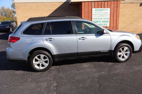 2014 Subaru Outback for sale at LENTZ USED VEHICLES INC in Waldo WI