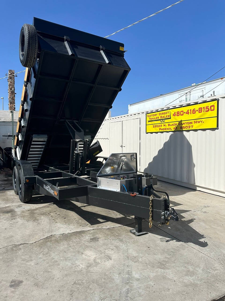 2025 Black Hawk 14x83 Dump Trailer  for sale at Factory Direct Trailer Sales in Phoenix, AZ