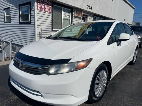 2012 Honda Civic for sale at OZ BROTHERS AUTO in Webster NY