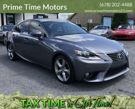 2014 Lexus IS 350 for sale at Prime Time Motors in Marietta GA