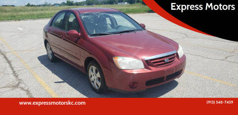 2006 Kia Spectra for sale at EXPRESS MOTORS in Grandview MO