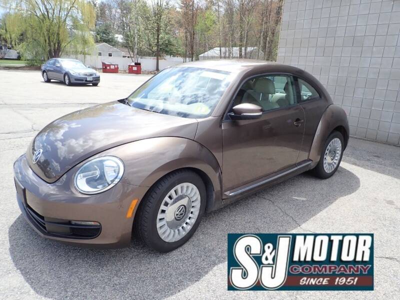 2013 Volkswagen Beetle for sale at S & J Motor Co Inc. in Merrimack NH