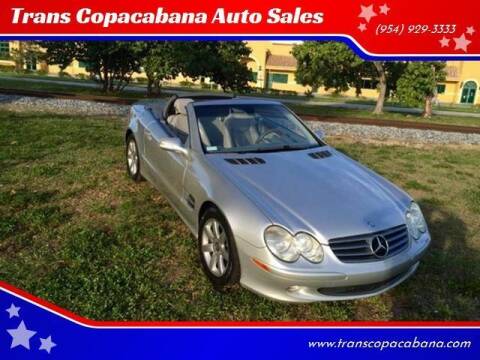 2003 Mercedes-Benz SL-Class for sale at TransCopacabana.Com in Hollywood FL