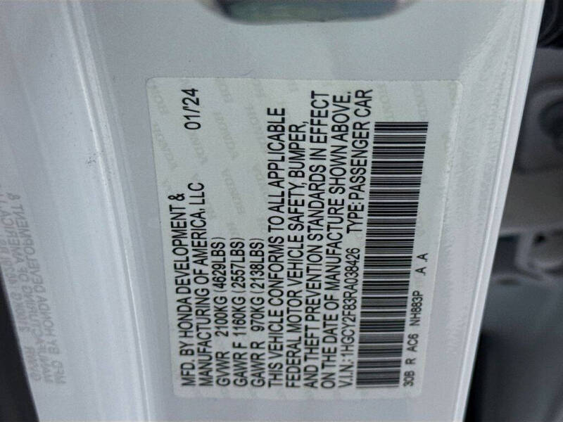 2024 Honda Accord Hybrid Touring