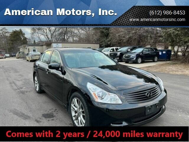2008 Infiniti G35 for sale at AMERICAN MOTORS, INC. in Farmington MN