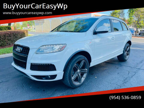 2014 Audi Q7 for sale at BuyYourCarEasyWp in Fort Myers FL