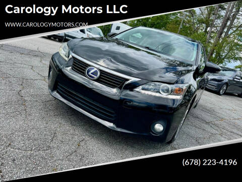 2012 Lexus CT 200h for sale at Carology Motors LLC in Marietta GA