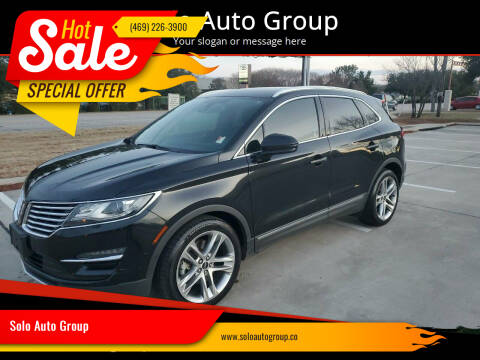 2015 Lincoln MKC for sale at SOLOAUTOGROUP in Mckinney TX