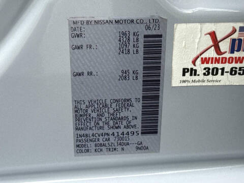 2023 Nissan Altima 2.5 SR