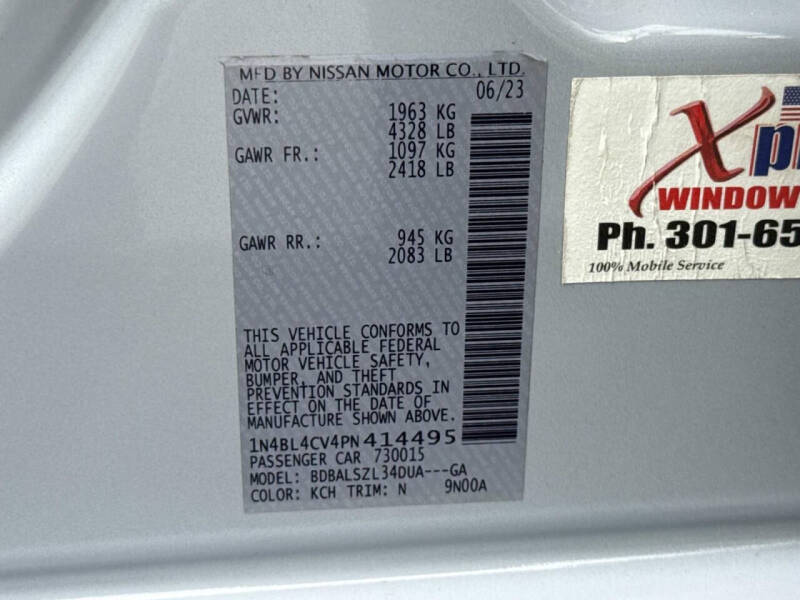 2023 Nissan Altima 2.5 SR