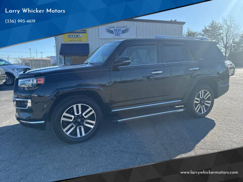 2019 Toyota 4Runner for sale at Larry Whicker Motors in Kernersville NC