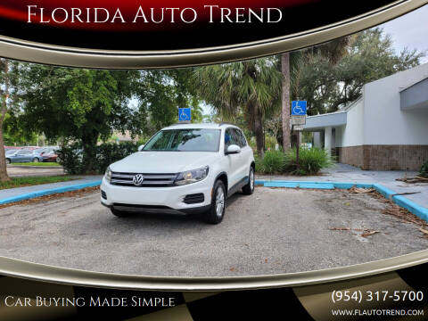 2015 Volkswagen Tiguan for sale at Florida Auto Trend in Plantation FL