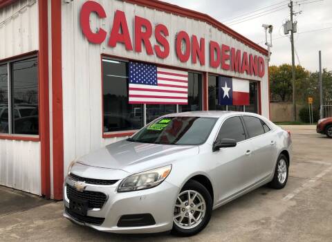 2014 Chevrolet Malibu for sale at Cars On Demand 3 in Pasadena TX
