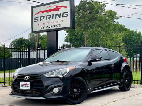 2013 Hyundai Veloster for sale at Spring Motors in Spring TX