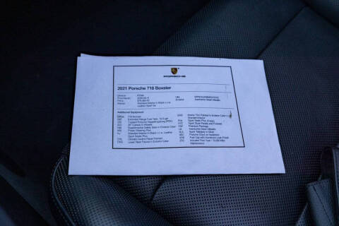 2021 Porsche 718 Boxster