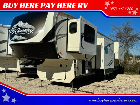 2014 Heartland Big Country 3700FL for sale at BUY HERE PAY HERE RV in Burleson TX