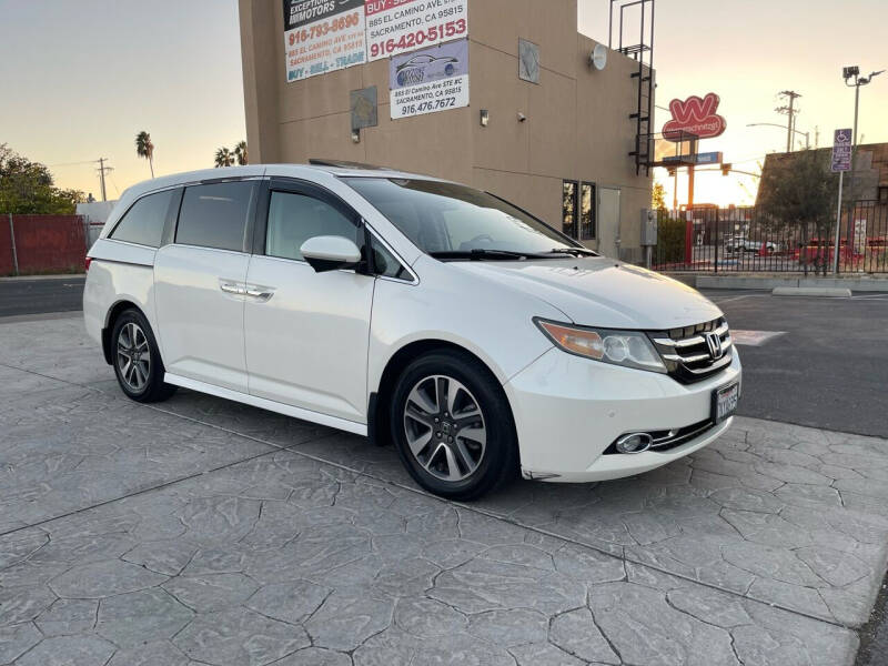 2015 Honda Odyssey for sale at Exceptional Motors in Sacramento CA
