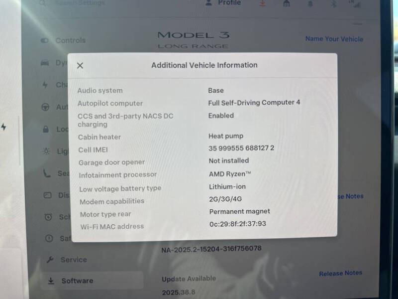 2025 Tesla Model 3 Long Range