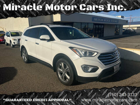 2014 Hyundai Santa Fe for sale at Miracle Motor Cars Inc. in Victorville CA