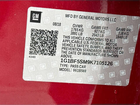 2019 Chevrolet Cruze Premier