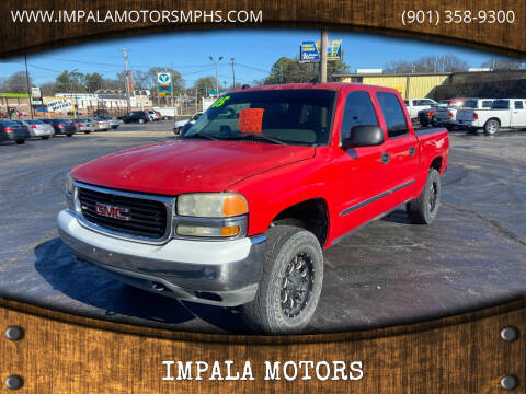 2005 GMC Sierra 1500 for sale at IMPALA MOTORS in Memphis TN