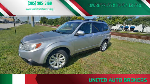 2012 Subaru Forester for sale at UNITED AUTO BROKERS in Hollywood FL