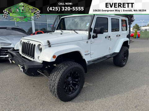 2014 Jeep Wrangler Unlimited for sale at West Coast AutoWorks -Edmonds in Edmonds WA